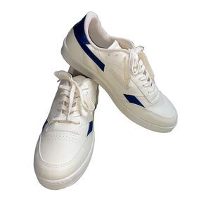 NEW Oliver Cabell Vegan 581 Ocean Sneakers White Blue US M 8 / W 9.5-10 Italy